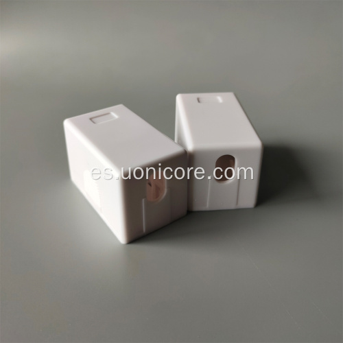 caja de montaje en superficie en blanco para conector keytone